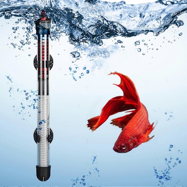Eksplosjonssikker akvarievarmer fisketanktermostat tropisk varmestav nedsenkbar automatisk tankvannvarme 200W