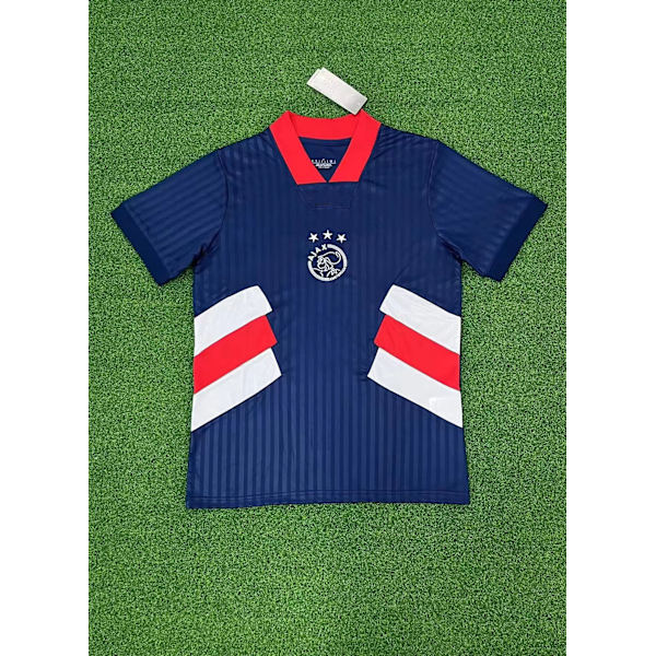 Ny Vintage Royal Blå Ajax Fotbollsträningströja Cole NO.9 M