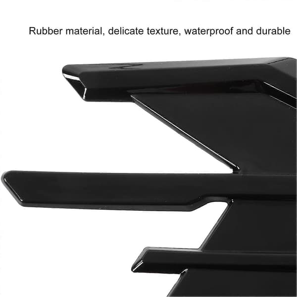2 stk./sæt Bil Side Cover Luftventil Trim Blank Sort Gummi Auto Udvendigt Tilbehør Udskiftning til A7 S7 4K8 2018?2020