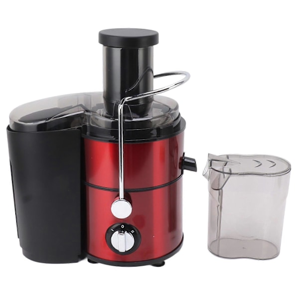 Elektrisk Juicer 500W Stor Åbning Fuldautomatisk 2 Hastigheder Rustfrit Stål Masticating Juicer til Hjemmekøkken