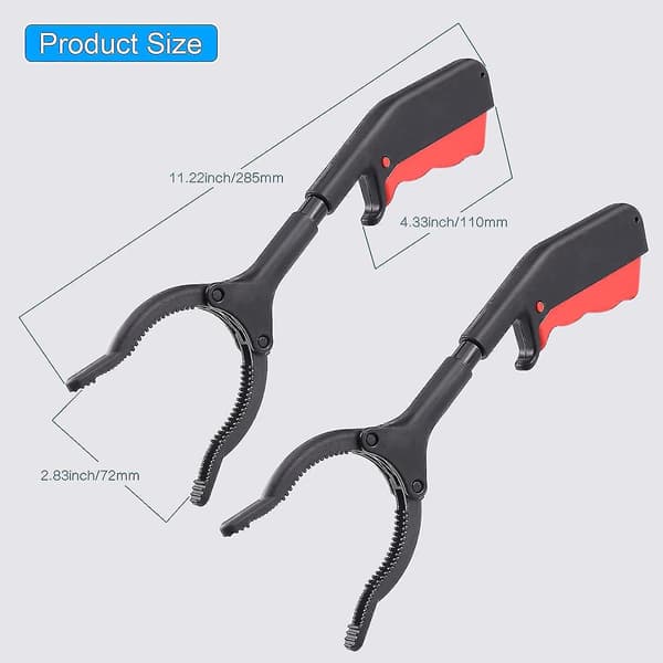Senior 2-pack Griparm 30cm Skräptång Återvinningsgripare