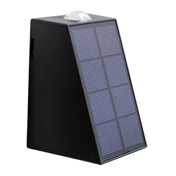 Aurinkokennovalaisin seinälle, ei johdotusta, IP65 vedenpitävä, automaattinen lataus, korkea kirkkaus, energiaa säästävä aurinkokenno ulkokäyttöön, puutarhan seinävalaisin ylös alas valo Gar