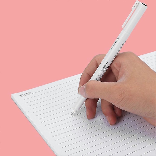 10 st Micron Liner Fineliner Pennor Svart Bläck för Ritning Skissning Modell Leksak (0.03mm)