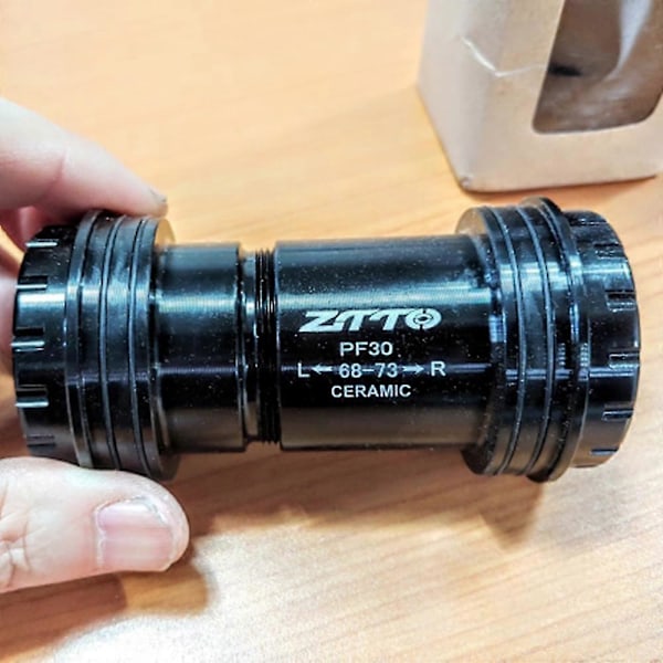 PF30 24mm Press Fit Bundbeslag Keramisk Gevindlås System Cykel 46mm Til MTB Racercykel 24 Kranksæt PF30-24B CE TOOL BK