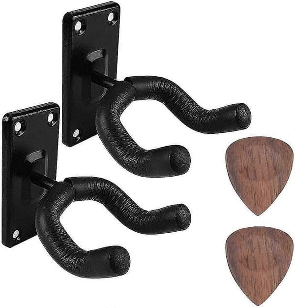 2 Pak Vægmonteret Guitar Rack Ukulele Akustisk Guitar Klassisk Guitar Bas