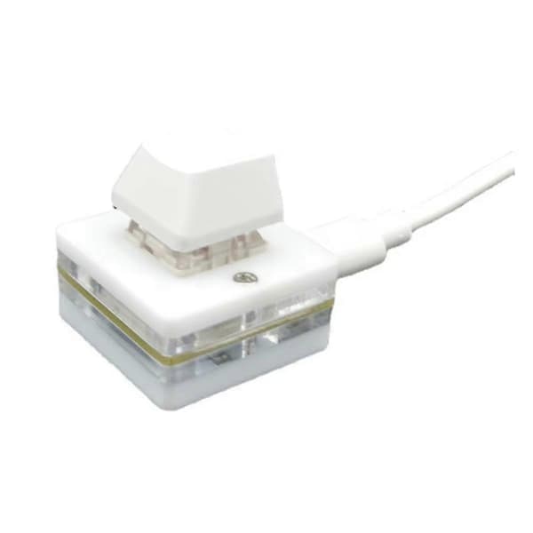 1-Knapps Genvägstangentbord USB Anpassningsbart Programmerbart Makrotangentbord Snabbknapp Mus En Knapp RGB Mini-knappsats