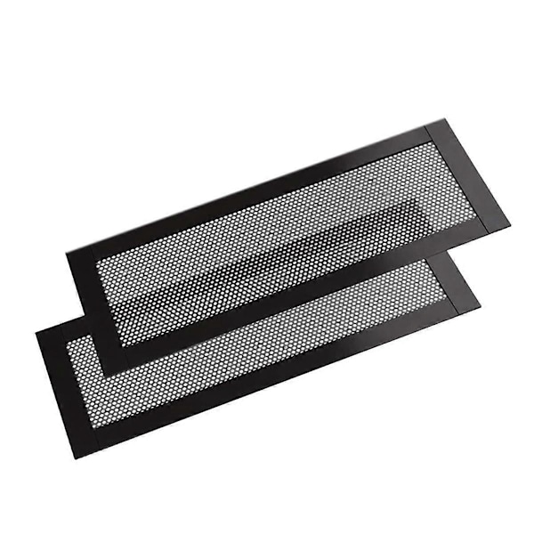 2 stk. Magnetisk Gulvventilationsdæksel 4x10 tommer Luftventilationsskærmdæksel PVC til Væg Loft Gulv Fanger Affald