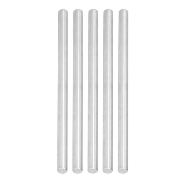 5 stk. rustfri stålstang rund lige akselstang 8 mm tilbehørssæt til robotlegetøj DIY4100-0008-0200