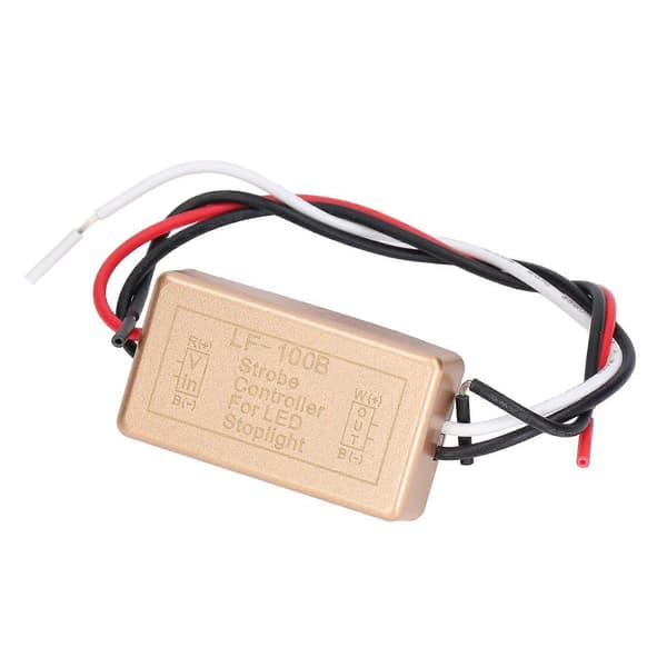 LED Blinkrelé Blink Strobe Kontroller Kontrollmodul for Bil Motorsykkel Yacht