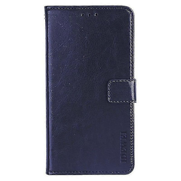 Lämplig för Samsung Galaxy A15 5G Fodral Crazy Horse Textur Läder Plånboksfodral-C6 Dark Blue