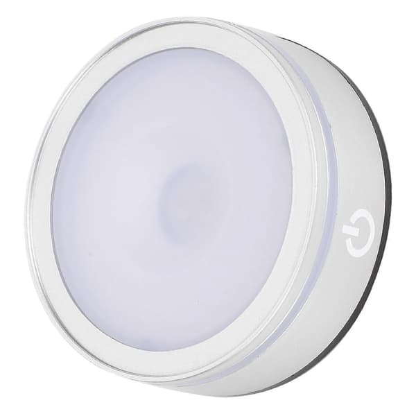 LED Krystall Lysbase Sølv Sfærisk Berøringslys Multi Modus Fargerik Hvit