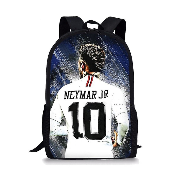 Fotbollsstjärnan Neymar Jr Skolväskor För Pojkar Flickor 3D-tryckta Skolryggsäckar Barnväska Förskoleryggsäck Barn Bokväska A1
