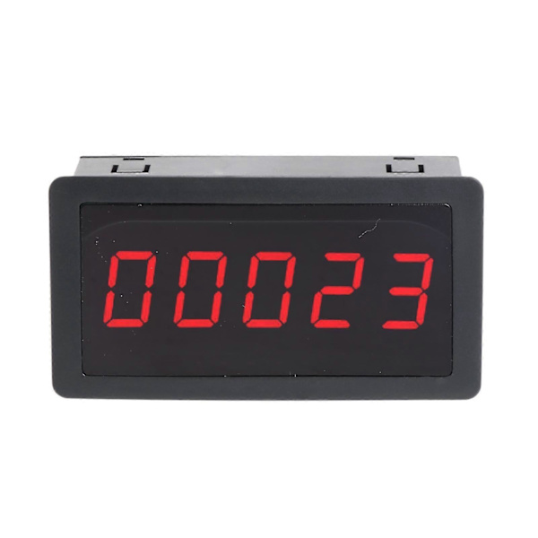 Plus Tellerpanel Totalisator 0-9999 Digital LED Tellerpanelmåler 5 Sifre