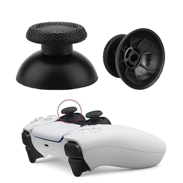 4 stk. analog joystick med joystickhetter for 3D analog joystickpotensiometer med 10 joystick gummiringer