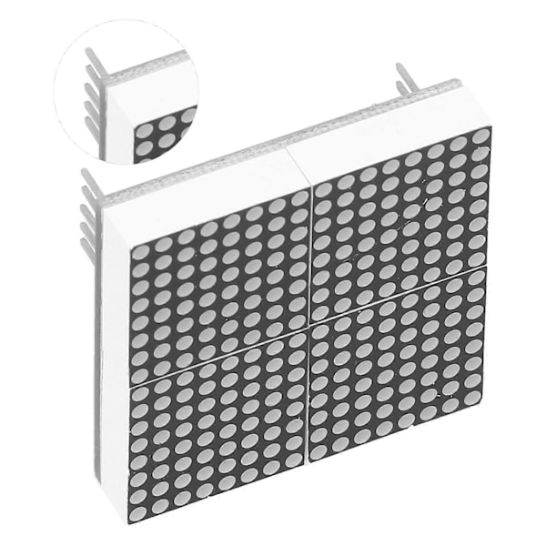 Matrix LED Display Modul 16x16 Punktmatris Moduler med Rött Ljus för Raspberry Pi