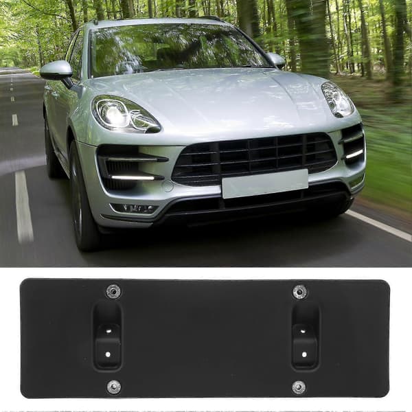 Främre Nummerplåtsfäste - Nummerplåtshållare för Stötfångare för Macan 95b (2014-2018)