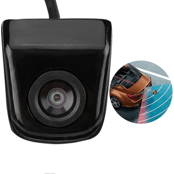 Auton CCD-peruutuskamera Pysäköinti Peruutuskamera Vedenpitävä Musta