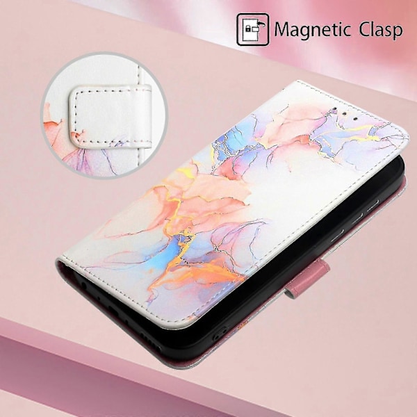 Marmor Mønster Cover til iPhone 13 Pro Max LS004