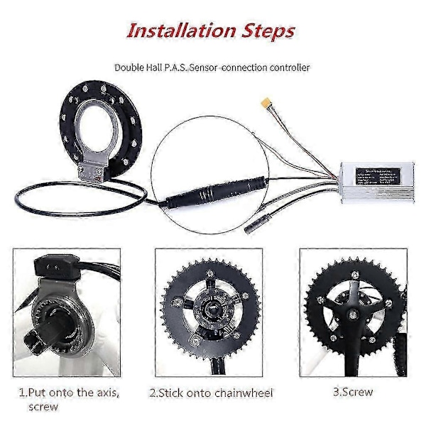Sykkel Pedalassistent Sensor, Elektrisk Sykkel Pedal Sykkel Pedal Sensor Pedal AssistP2021122485 B