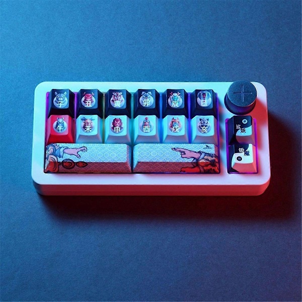 SK16 RGB Numerisk Knappsats Bluetooth Trådlöst Tri-Mode Mekaniskt Tangentbord 16 Tangenter Hot Swap Huano Switch