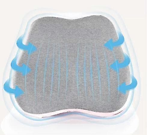 Memory Foam Lændestøtte Åndbar 3D Mesh Ryglæn green