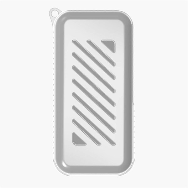 Passer til Batteri Beskyttelsesetui Hoveddisplay Batteri Fuld Dækning TPU Blød Lim Transparent-Sort