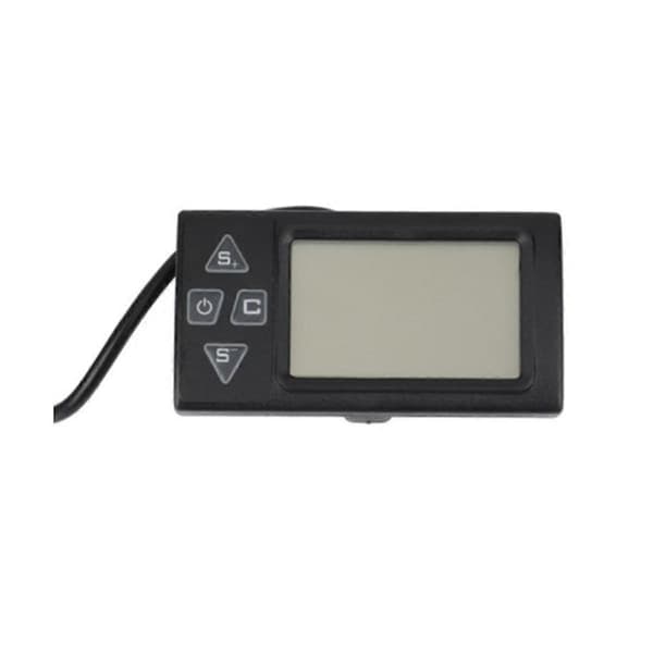 S861 LCD Ebike Display med SM-kontakt för Elektrisk Cykel BLDC Kontroller Kontrollpanel Svart 24V-36V