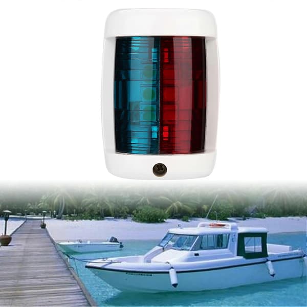 12V LED Mini Navigointivalo Meriveneeseen Jahtiin Vihreä/Punainen
