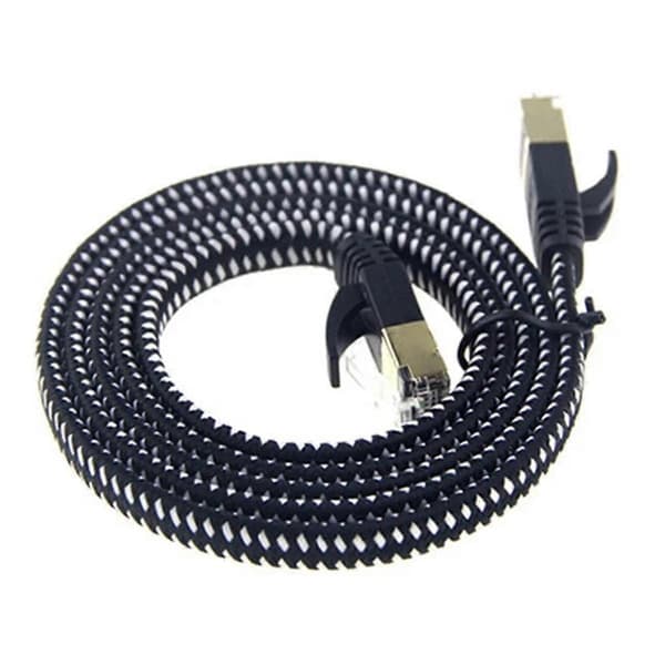 Ethernetkabel STTP 40Gbps Cat 8 RJ45 Nätverks Lan Patchkabel för Router Modem Internet RJ 45 Ethernetkabel
