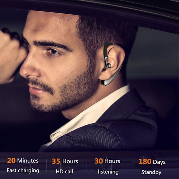 S109 Trådlöst Headset Supra-aural Lätt Bekvämt att Bära Handsfree Bluetooth-kompatibelt Headset för Sport