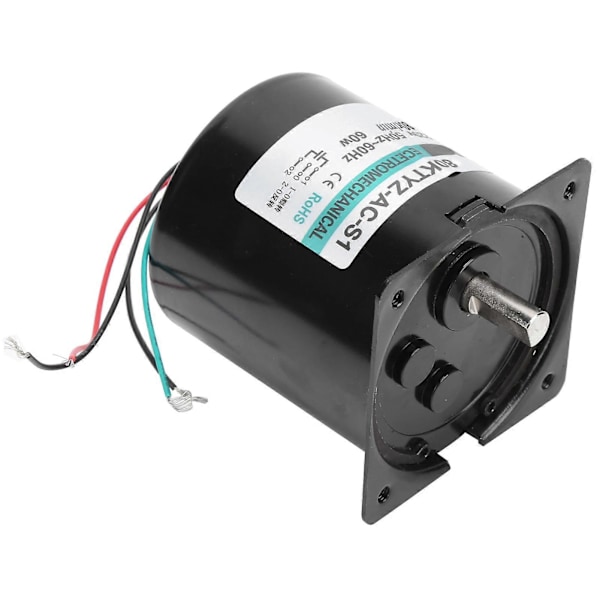 AC Synkronmotor med Kapacitansfäste CW/CCW Stor Torsion Låg Hastighet 60W XD80KTYZ80rpm/min AC220V