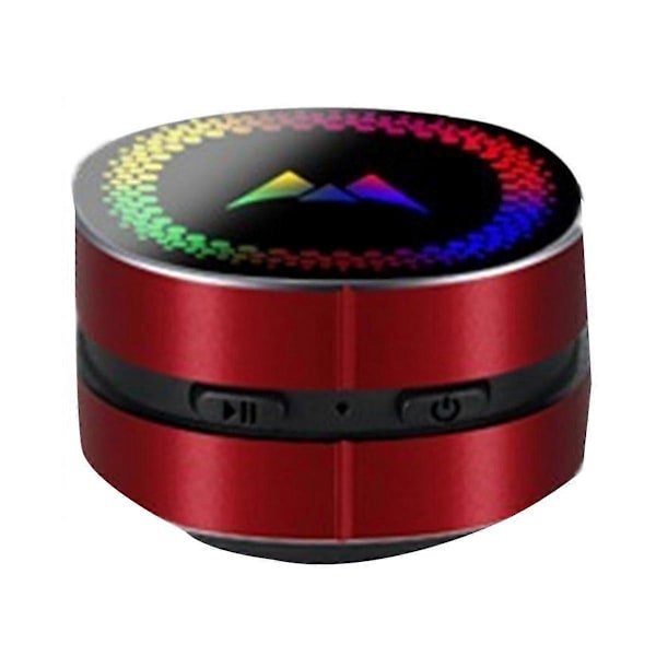 Luujohdin Kaiutin TWS Langaton Mini Stereo Ääni Kannettava LED Värikäs Valo Luujohdin Kaiutin - Punainen