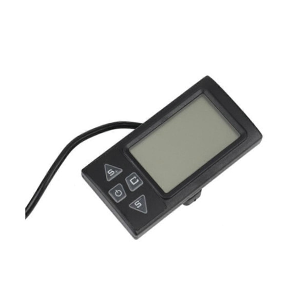 S861 LCD Ebike Display med SM-kontakt för Elektrisk Cykel BLDC Kontroller Kontrollpanel Svart 24V-36V