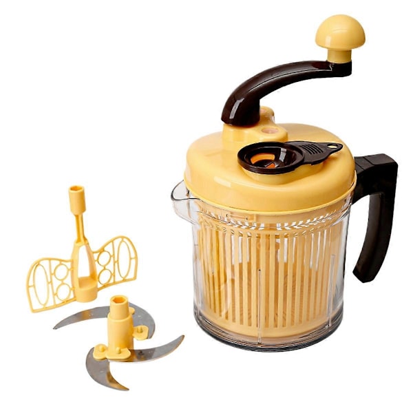 Blender Matberedare Kök Manuell Kraftfull Blender Köttkvarn Hackare Grönsaksskärare