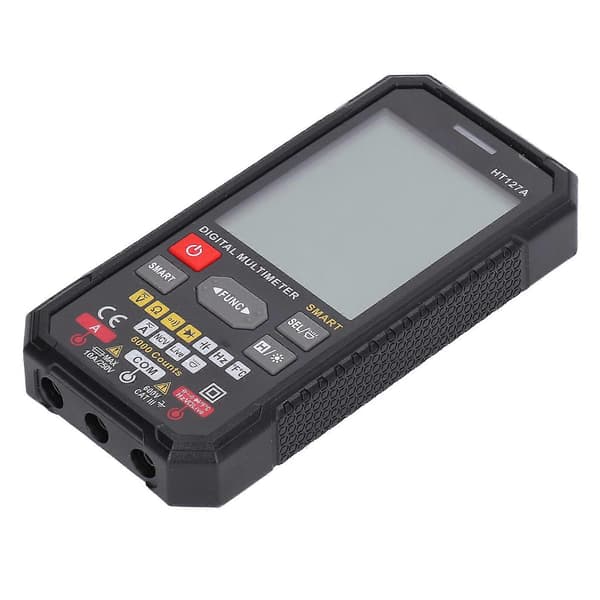 Digitalt Multimeter Smart Mini Farve LCD 3 Resultat Visning Lomme Voltmeter Spændingstester HT127A