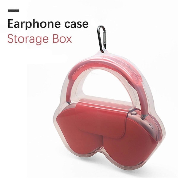 Skyddsfodral för Max - Portabel Förvaringslåda för Hörlurar, Transparent Resefodral för Headset