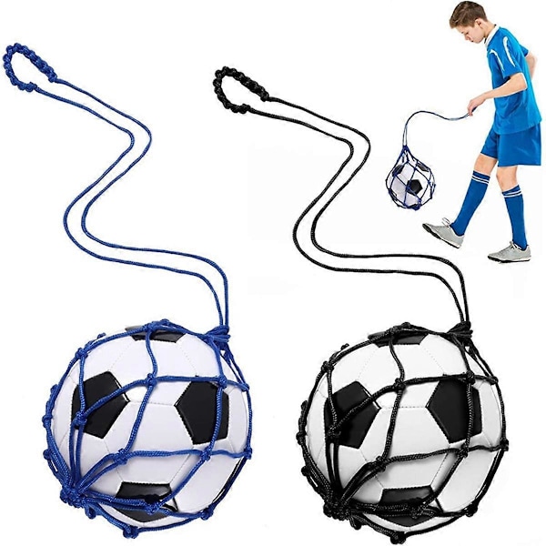 Blå Fodbold Netpose, Netpose Fodboldtræning, Bærbar Boldpose (Eksklusive Fodbold)