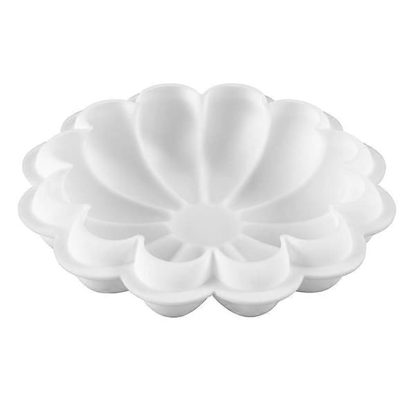 Silikone Blomsterkageform Non-stick Silikone Bageform Perfekt til Mousse Dessert, Gelé, Chokolade (Tilfældig Farve)