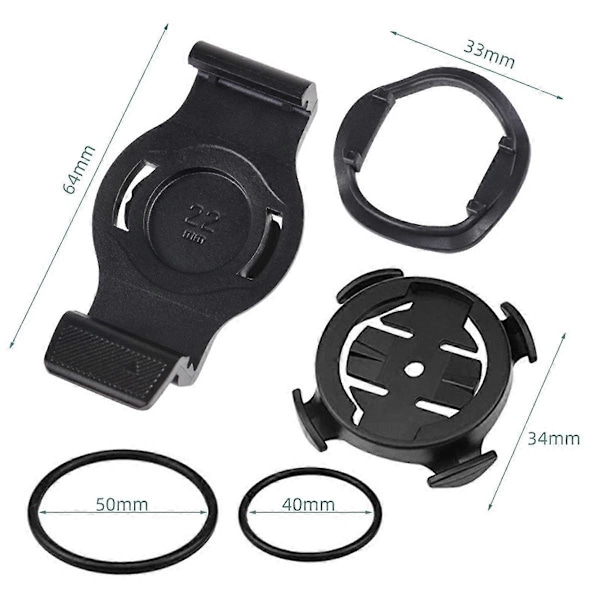 20 mm:n pyörätietokoneen sekuntikellon pidike pyörän nopeusmittarin jalusta pyöräteline kello Feni X5s:lle, Feni X5s Plus:lle