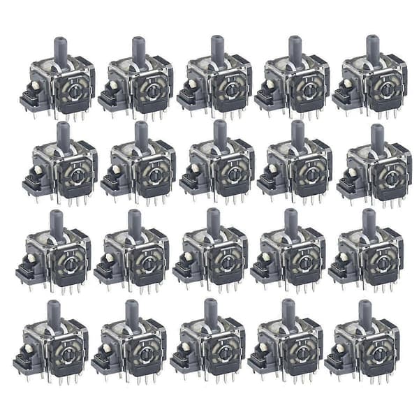 20 STK. 3D Analog Joystick Potentiometer til Switch Pro// Game Controller Thumb Stick