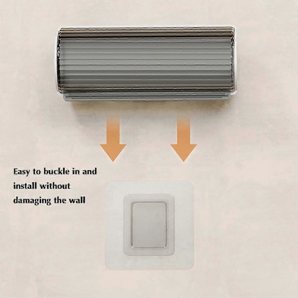 Veggmontert søppelposeholder plastposer handleposebeholder Athens Black