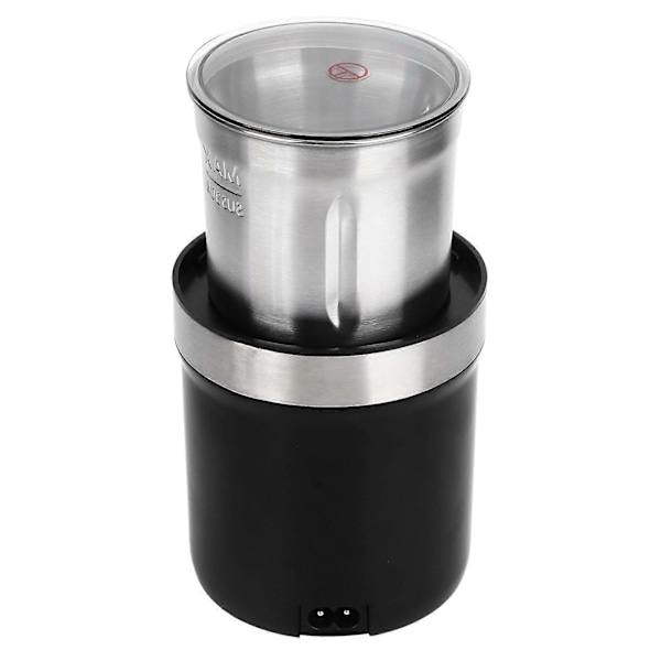 120g Kaffekvern Transparent Finmaling Elektrisk Kaffekvern 60Hz Rustfritt Stål Bønnekvern