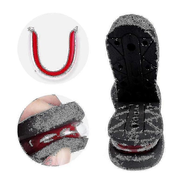 Unisex 3cm 5cm 7cm Eller 9cm Höjdökande Skoinlägg (svart) 2 Layer(4.5cm)