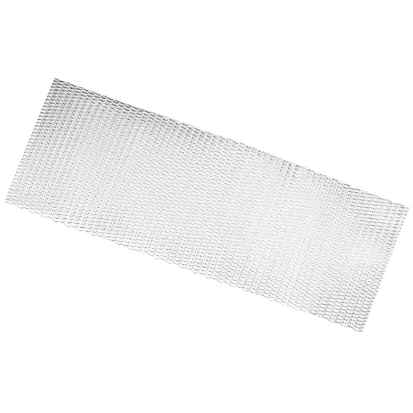 Bil Front Center Grill Rhombisk Mesh Stabil Struktur Aluminium Universal Pasform til Biler Sølv