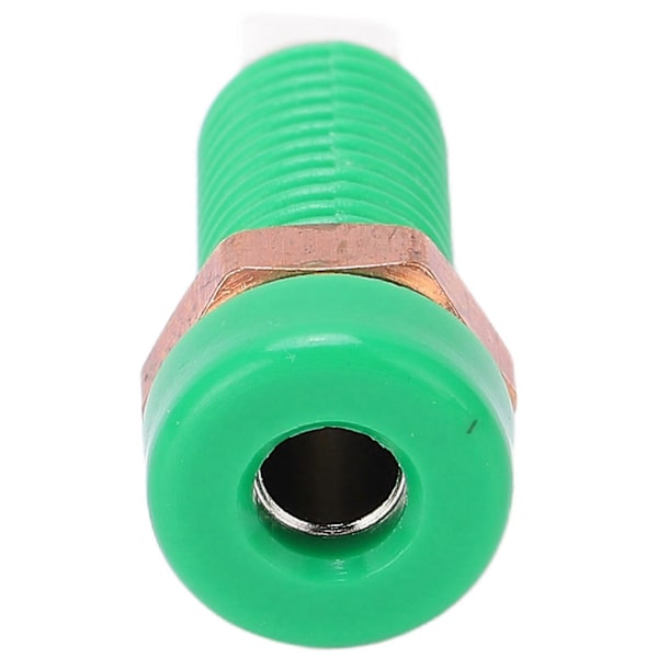 10 stk. 4 mm bananstik fatningsmontering bindepost stikadapterpanel til elektronisk instrument, grøn