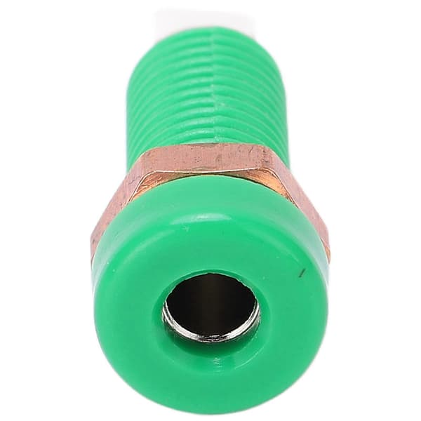10 stk 4mm Banan Jack Sokkel Monteringsbindepost Koblingsadapter Panel for Elektronisk Instrument Grønn