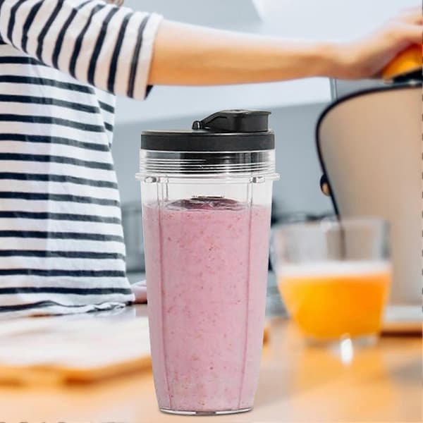 Erstatningslokk til Juicer, tilbehørsdeler som passer for Nutri Ninja Blender