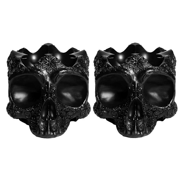 Gotisk Halloween Kranieholder i Resin