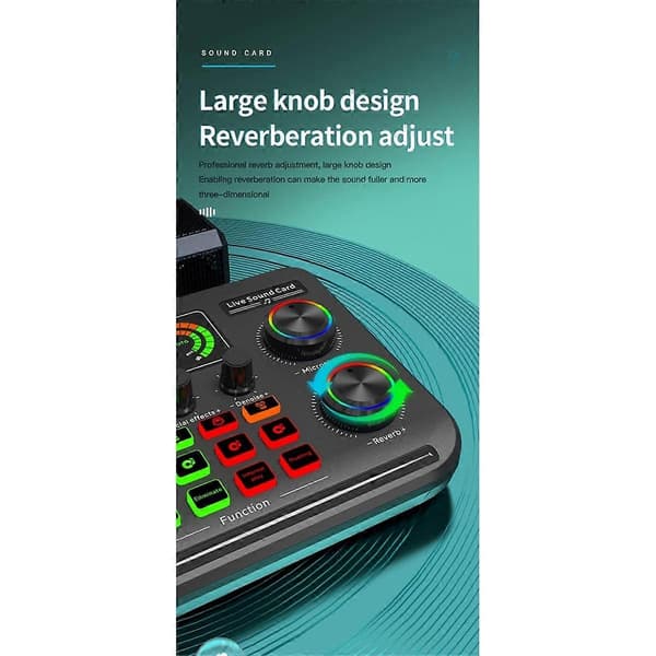 Eksternt Bluetooth Lydkort Live Lydkort Computer PC Lydkort Lydmixer Live Mixer Støjreduktion Mixere