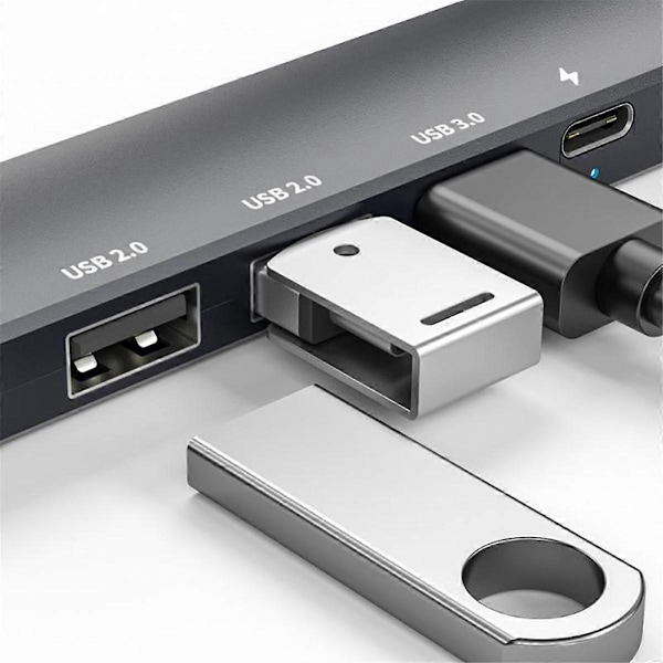 5-in-1 USB-telakointiasema USB-keskitin PD 100W 4K 30Hz USB 3.0 USB2.0 USB C HUB -jakaja PC-kannettavalle tietokoneelle USB-keskitin